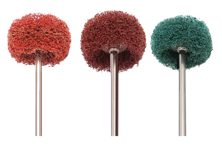 Mounted Satin Finishers 3/32³ (2.35 Mm) Shank Packs Of 12