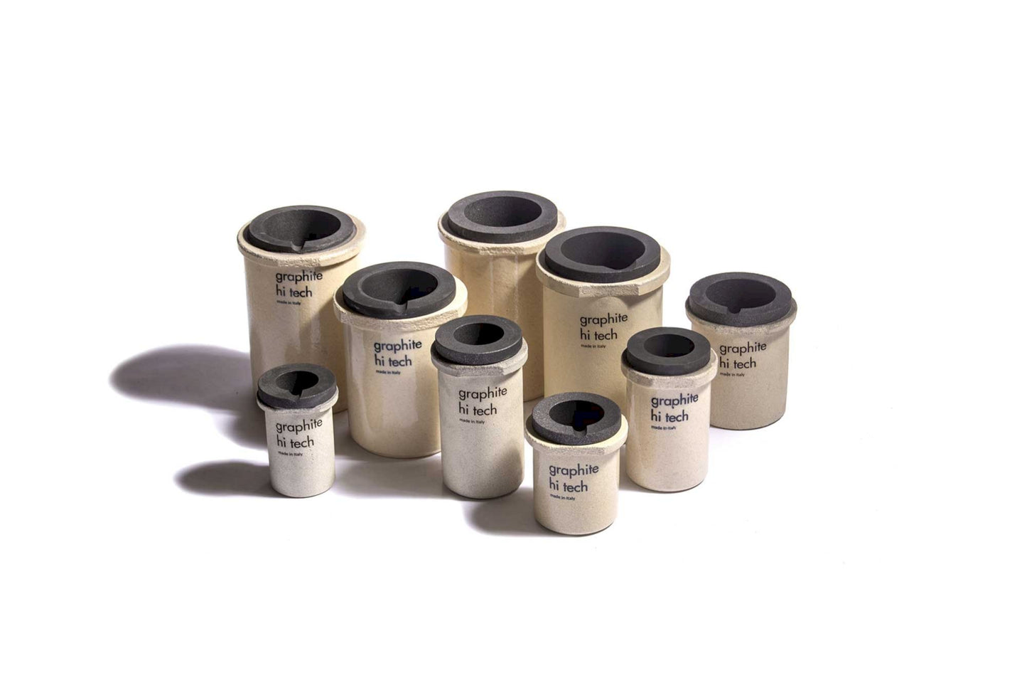 Crucible Grap.+ Ceram.Vt.Fix Kg 04 Mfcg350- Ceia F4 With Hole