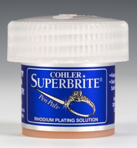 Superbrite Rhodium Plating Solution Pen Pals 1 Gram –  GoldeneagleJewelrytools
