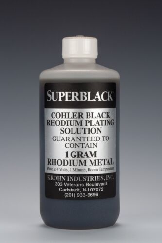 Cohler Super Black Rhodium Solution 1/2 gram