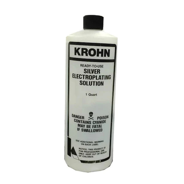 Krohn® Silver Electro Plating Solution – GoldeneagleJewelrytools