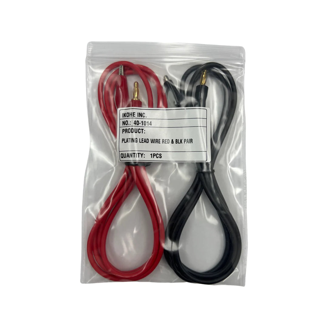 PLATING LEAD WIRE RED & BLACK PAIR