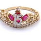 QUINCEAÑERA 14K GOLD SWEET 15 RING