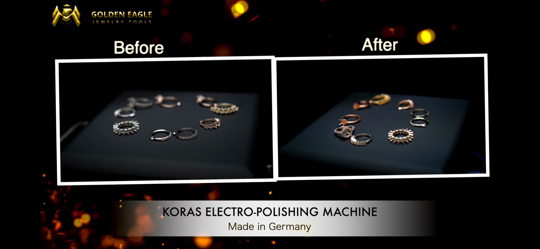 Load video: Koras Electro-polishing Machine - Polishes gold, silver, brass, bronze and stainless steel