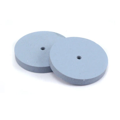 Silicone Polishing Wheel, Square Edge - Blue 7/8" Fine,