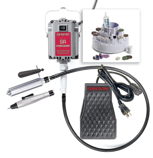 Deluxe Jewelers Kit 2 Handpieces, 230 Volt, Ce Complian