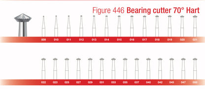 Eagle Figure 446 Bearing Cutter 70 Hart Burs
